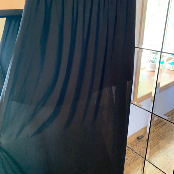Freebird | Sheer Black Maxi Skirt - Picture 2 of 7